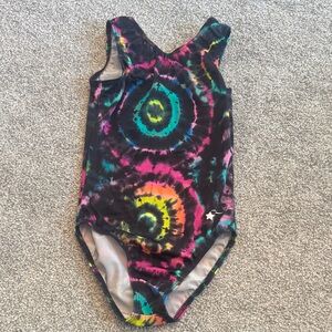 Colorful Tie-Dye leotard
